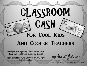 Preview of Classroom Cash - Space Theme