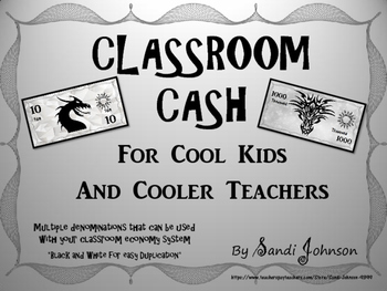 Preview of Classroom Cash for Cool Kids and Cooler Teachers