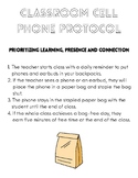Classroom Cell Phone Protocol (Paper Bag Strategy)