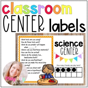 Preview of Classroom Center Labels