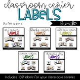 Classroom Center Labels Bundle | Classroom Labels | Center