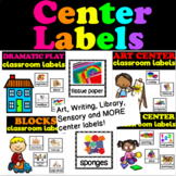 Classroom Center Labels for 3K, Pre-K, Preschool, and Kind