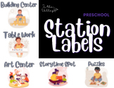 Classroom Center Station Labels