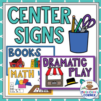 Preview of Classroom Center Signs
