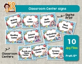Classroom Centers Signs