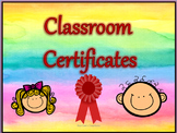 Classroom Certificates
