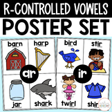 R-Controlled Vowels - A Set of 5 Classroom Posters for K-2