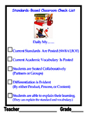 Classroom Checklist