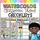 Classroom Checklists (Independent Work, Group Work, Peer F