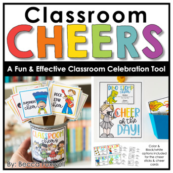 Preview of Classroom Cheers and Chants | Positive Classroom Management & Celebration Tool