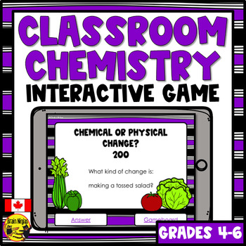 Preview of Classroom Chemistry | Interactive Review Game | Google Slides