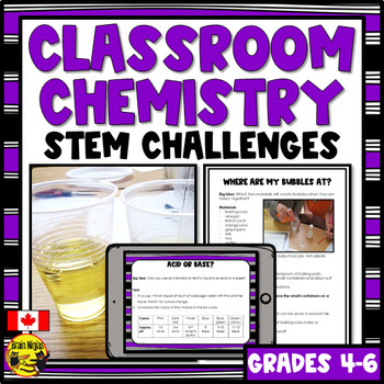 Preview of Classroom Chemistry Lessons | STEM Challenges
