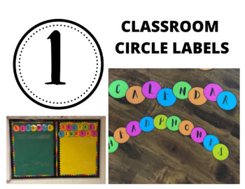 Preview of Classroom Circle Labels