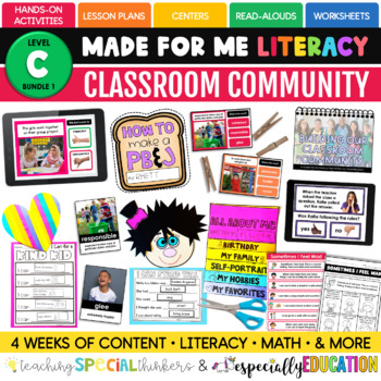Preview of Classroom Community: Activities for First Day/ Week of School Special Education