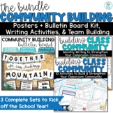 Classroom Community Building Activities Posters Bulletin Board