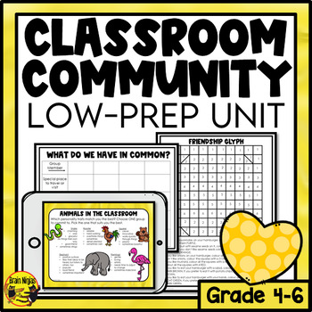 Preview of Classroom Community Building Activities | Teamwork & Communication