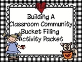 Classroom Community Building Bucket Filling Activity Packet