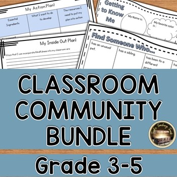 Preview of Building a Positive Classroom Community + 5 Days of Activities Bundle