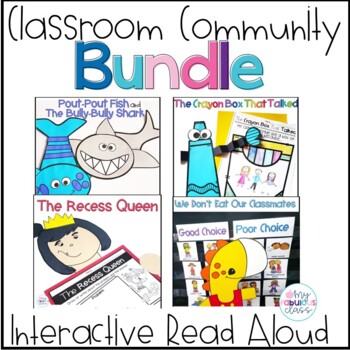Preview of Classroom Community Interactive Read Alouds Back to School