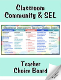 Classroom Community & SEL Choice Board