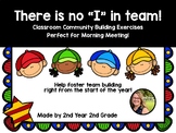 Classroom Community Team Building - Scenarios to Model Soc