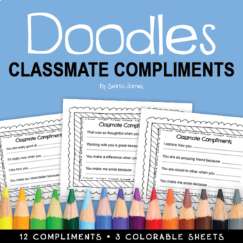 Preview of Classroom Compliments | Classroom Management | Student Compliment Activity Forms