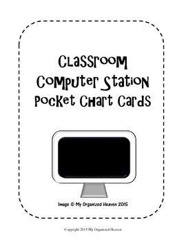 Preview of Classroom Management Computer Center Schedule Cards