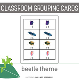 Middle School Classroom Cooperative Grouping Group Cards B