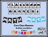 Classroom (Core Subject) Banners