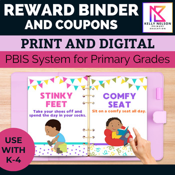 Preview of EDITABLE Classroom Reward Binder and Coupons - PBIS - Positive Behavior System
