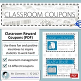 Classroom Reward Coupons (PDF)