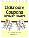 Classroom Coupons - Behavior Reward (With Pictures)
