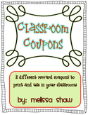Classroom Coupons for Intermediate & Primary