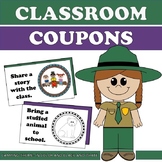 Classroom Coupons- Rewards for K-4