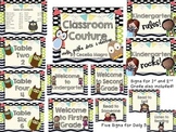 Classroom Couture - Owls, Chevron and Polka Dots