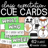 Class Expectation Cue Cards