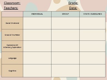 Preview of Classroom Curriculum Organizer + Planner