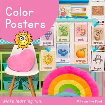 Bright Alphabet Posters | Editable Classroom Decor