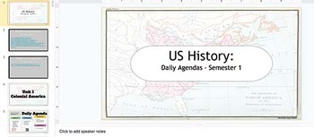 Preview of Classroom Daily Agenda - Editable 