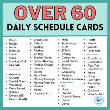 Classroom Daily Schedule Cards | Pastel Boho Visual AGENDA Classroom Decor