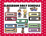 Classroom Daily Schedule (Editable)