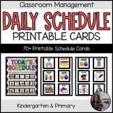 Classroom Daily Schedule - Kindergarten & Primary - Classr