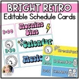 Classroom Daily Visual Schedule Cards Editable