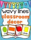 Shape Posters: wavy lines
