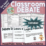 Classroom Debate for Any Topic Editable