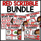 Red Classroom Decor Bundle | Red Polka Dot Classroom Theme