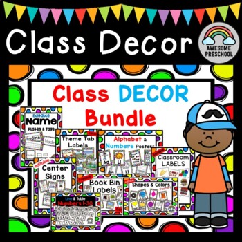 Preview of Classroom Decor - Back to school