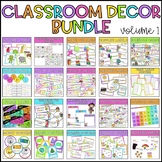 Classroom Decor Bundle - Volume 1