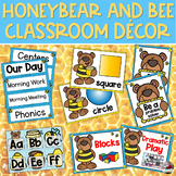 Classroom Decor Bundle | Bees | Honeybee and Honey Bear Theme