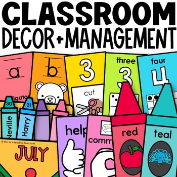 Preview of Classroom Decor Bundle Classroom Management MEGA Bundle Classroom Themes Jobs